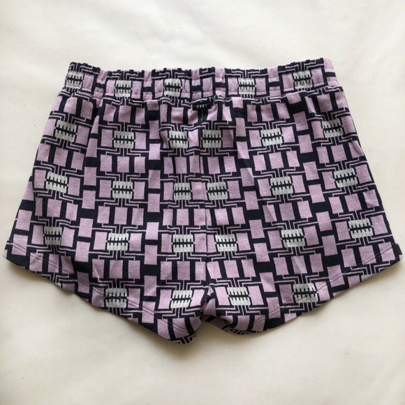Obey Shorts "Carr" Lavender/Navy - Picture 2 of 6